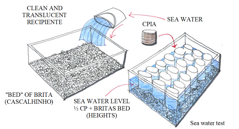 Seawater test (schematic design).
