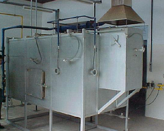 Furnace used in the tests
